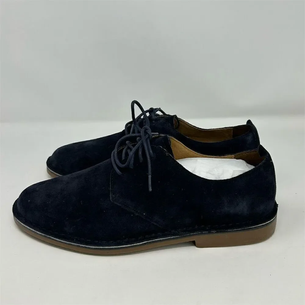 Florsheim Men's Blue Suede Slip-On Oxford Lace Up Shoes Size 11 Casual